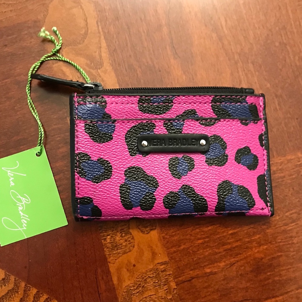 🎉NEW Vera Bradley Leopard Slim Coin Purse 🎁